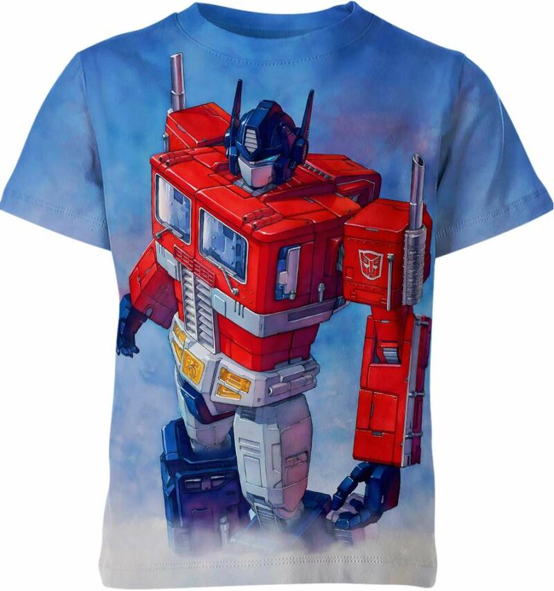 Optimus Prime From Transformers Shirt