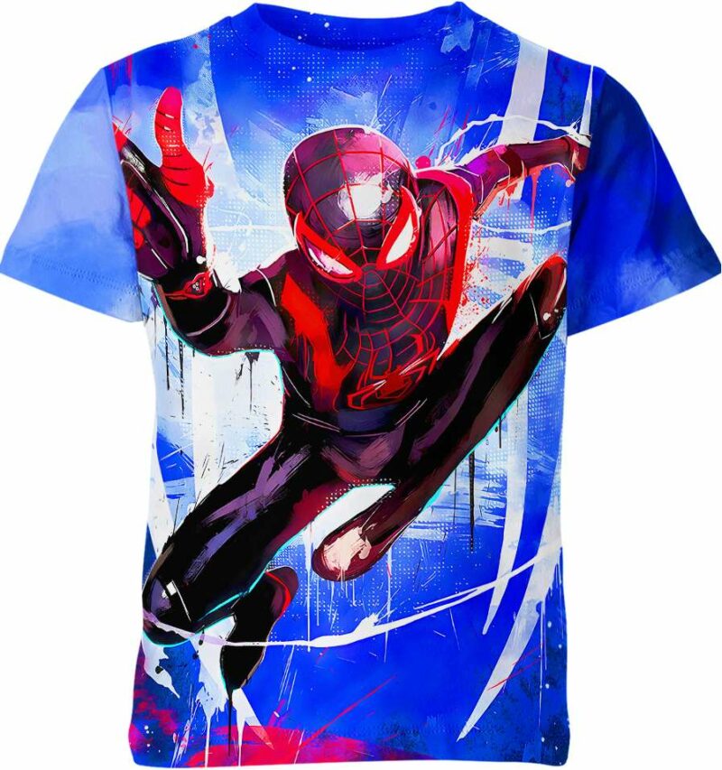 Miles Morales In Spider Man Universe Shirt