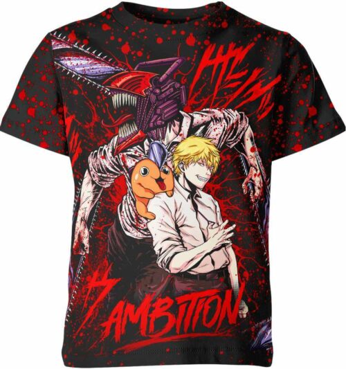 Denji X Pochita From Chainsaw Man Shirt