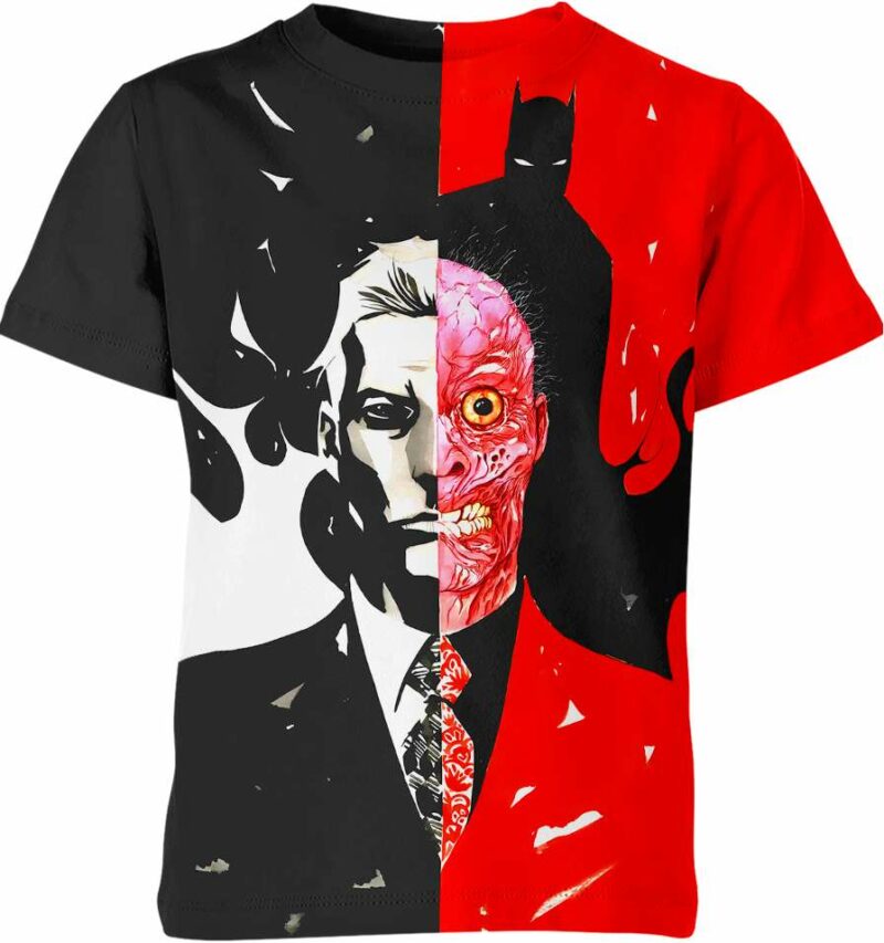 Batman Vs 2 Face Shirt