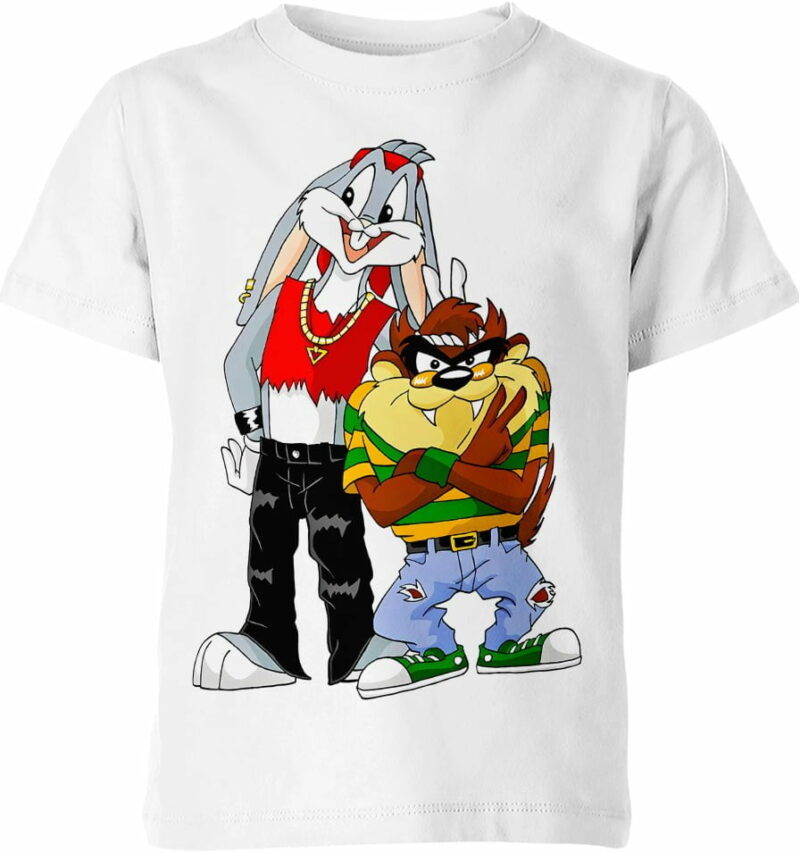 Bugs Bunny And Tasmanian Devil From Looney Tunes Shirt