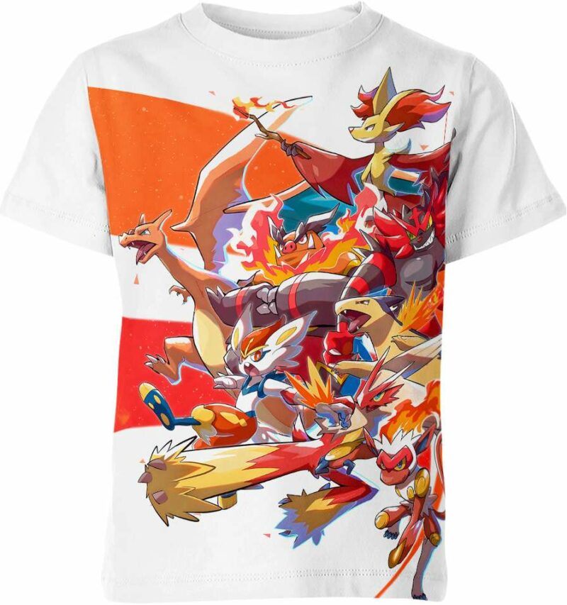 Fire Pokemon Shirt