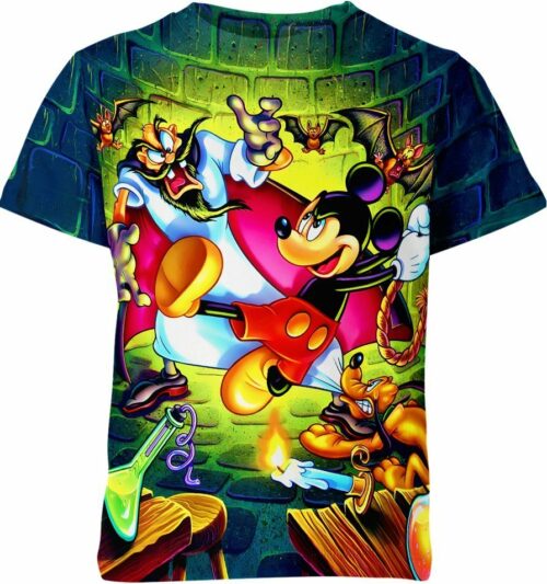 Mickey Mouse And Pluto Shirt