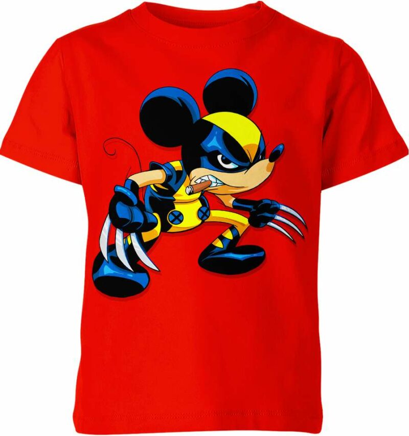 Mickey Mouse X Wolverine Shirt