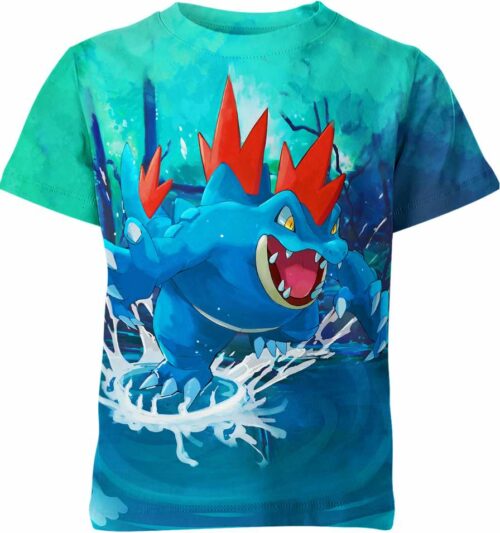 Feraligatr From Pokemon Shirt