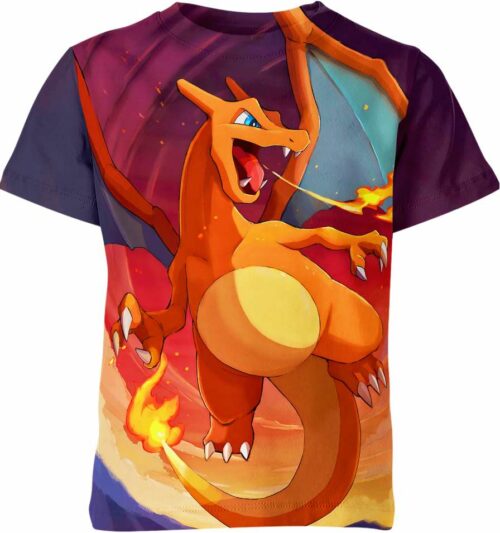 Charizard From Pokemon Shirt