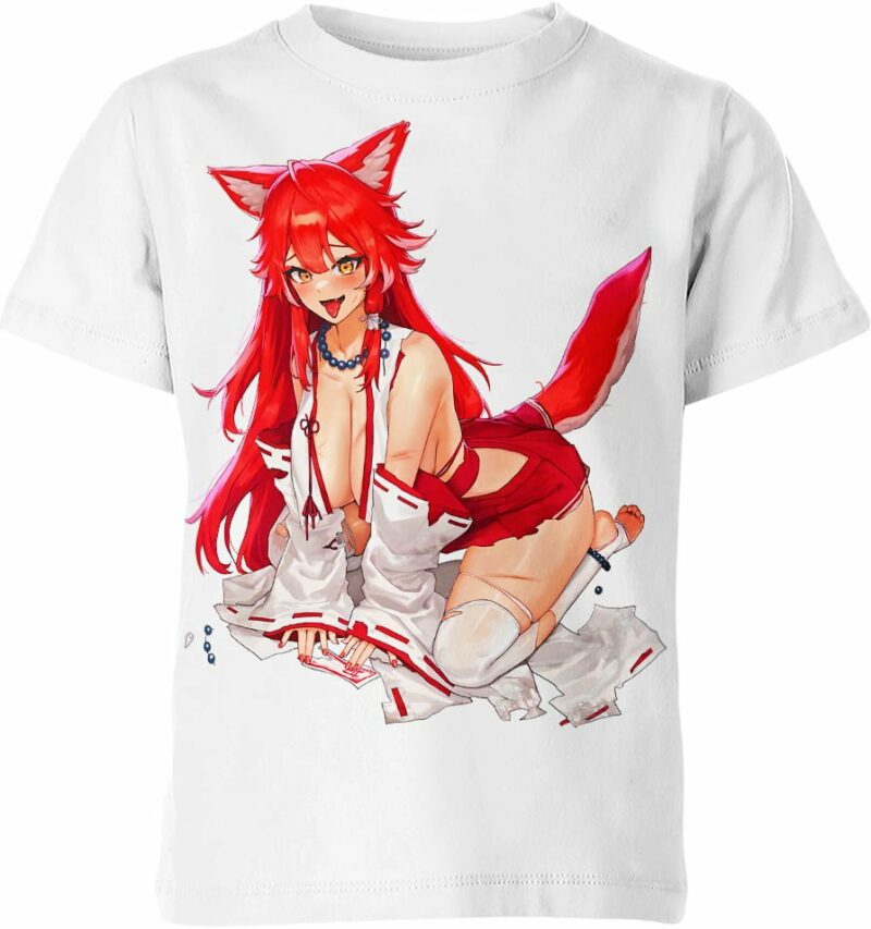 Fenrir From Last Origin Hentai Ahegao Shirt