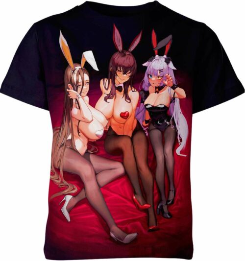 Azaz Perrault Royal Arsenal From Last Origin Hentai Ahegao Shirt