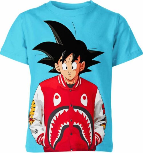 Goku From Dragon Ball Z A Bathing Ape Shirt