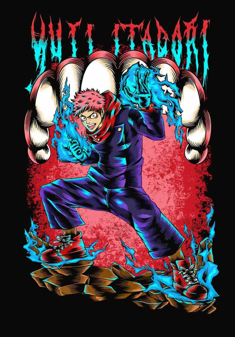 Yuji Itadori From Jujutsu Kaisen Shirt