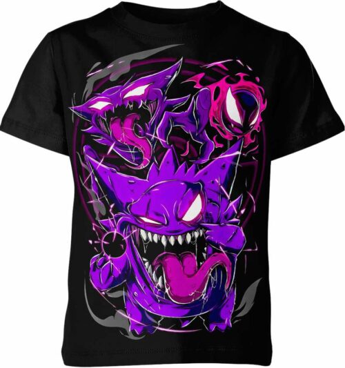 Gengar Haunter Gatsly From Pokemon Shirt