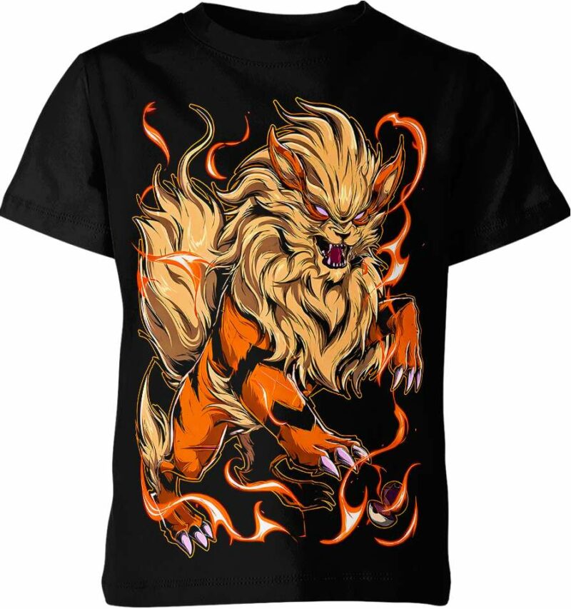 Arcanine From Pokemon Shirt