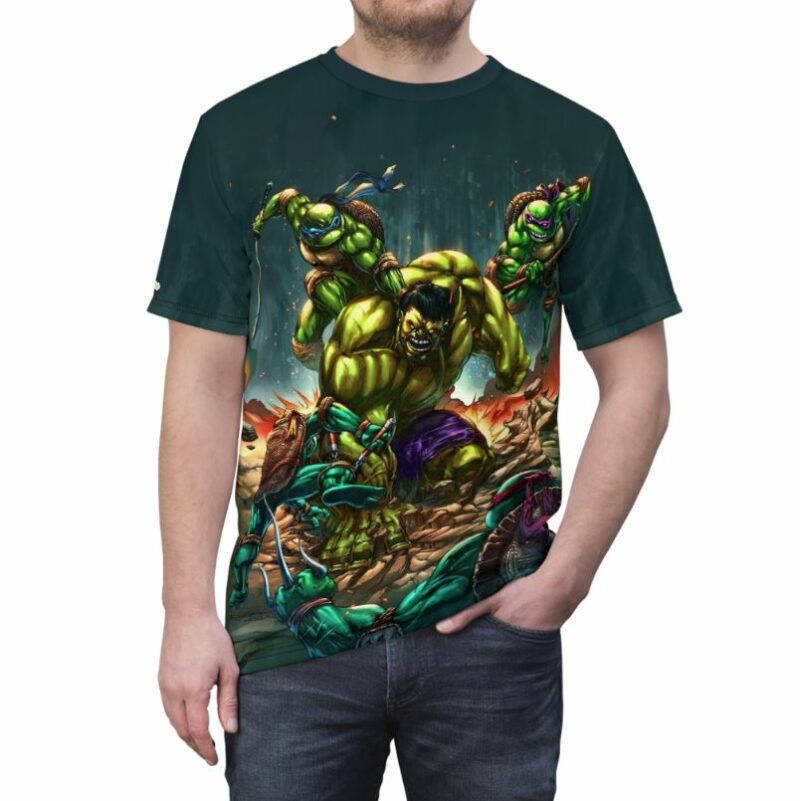 Hulk Vs Teenage Mutant Ninja Turtles Shirt