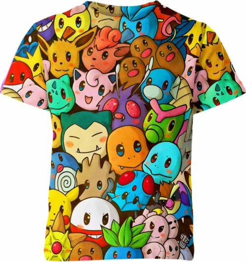 Bunch Of Pokemon Shirt