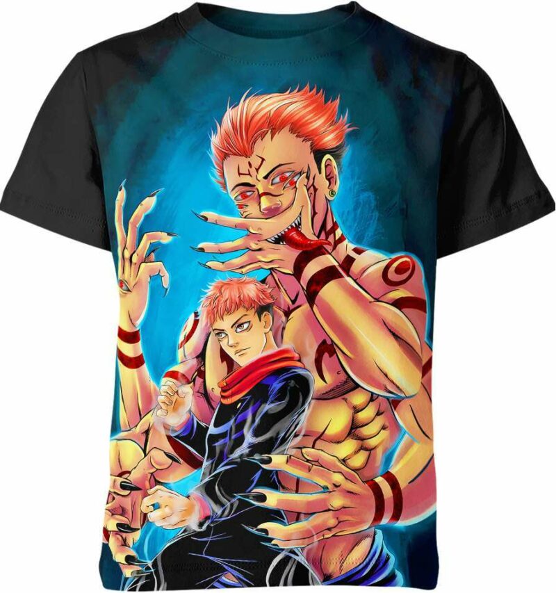 Sukuna And Yuji From Jujutsu Kaisen Shirt