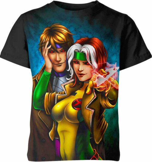 Rogue And Gambit From X-Men Shirt