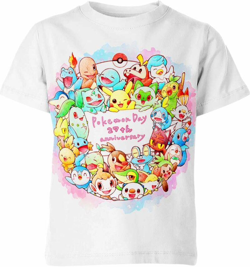 Pokemon Day Anniversary Shirt