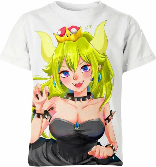 Bowsette From Mario Shirt