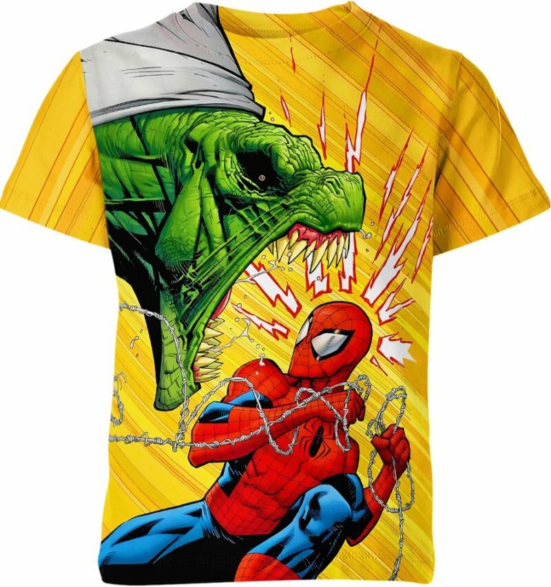 Spider-Man Vs Dr. Curtis Connors Shirt