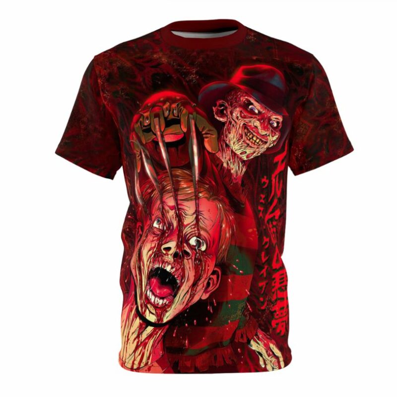 Bloody Dead - Freddy Krueger all over print T-shirt