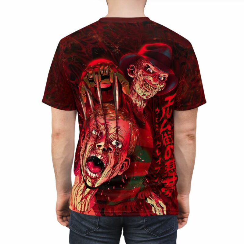 Bloody Dead - Freddy Krueger all over print T-shirt