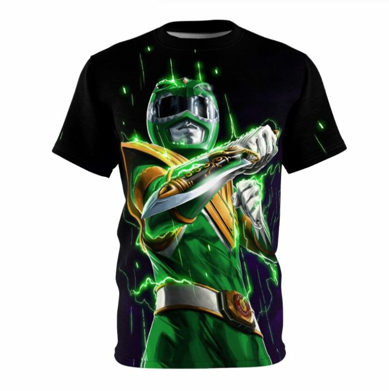 Green Ranger Power Rangers all over print T-shirt