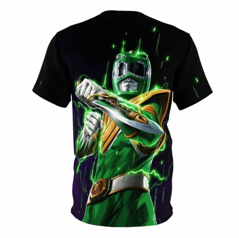 Green Ranger Power Rangers all over print T-shirt