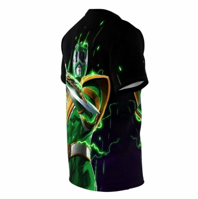 Green Ranger Power Rangers all over print T-shirt