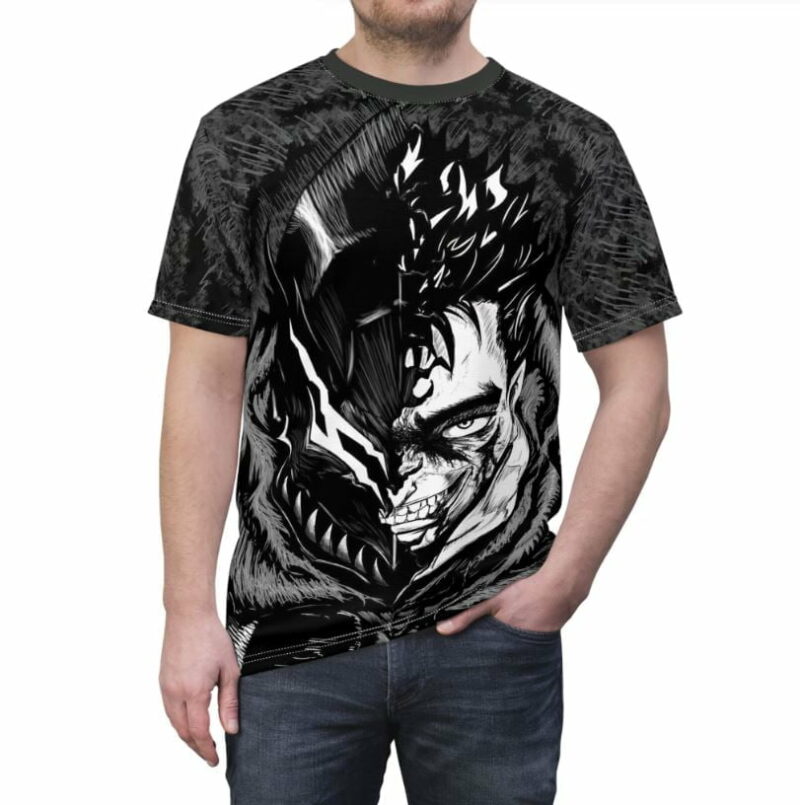 The Struggler Guts Berserk all over print T-shirt