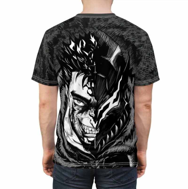 The Struggler Guts Berserk all over print T-shirt