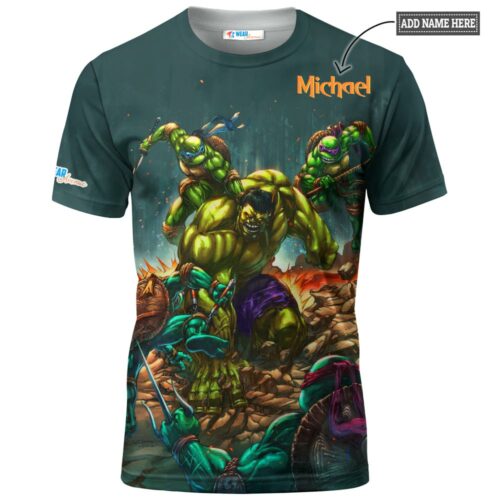 Hulk Vs Teenage Mutant Ninja Turtles Shirt (1)