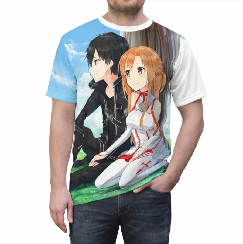 Kirito Kazuto Kirigaya And Yuuki Asuna From Sword Art Online Shirt