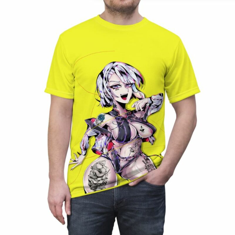 Lucy Edgerunners Ahegao Hentai from Cyberpunk Shirt