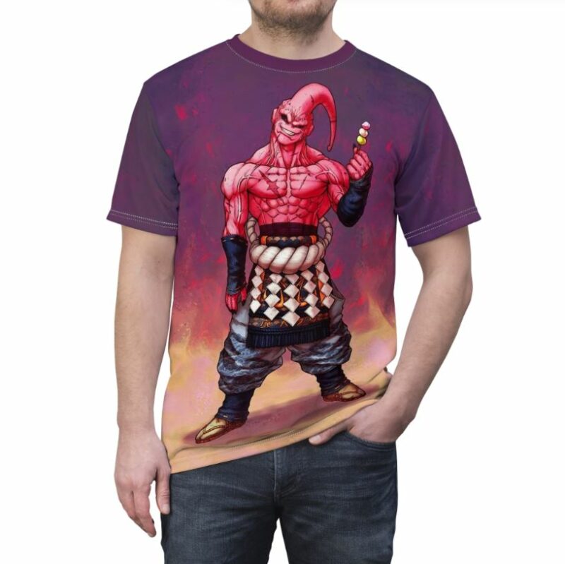 Samurai Majin Buu all over print T-shirt