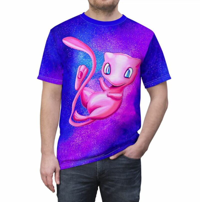 Pokemon Galaxy Mew all over print T-shirt