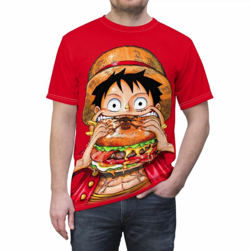 Gluttony - Luffy all over print T-shirt