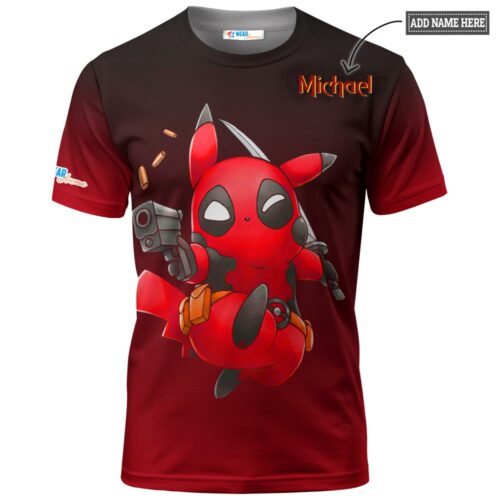 Pikachu x Deadpool Shirt 1