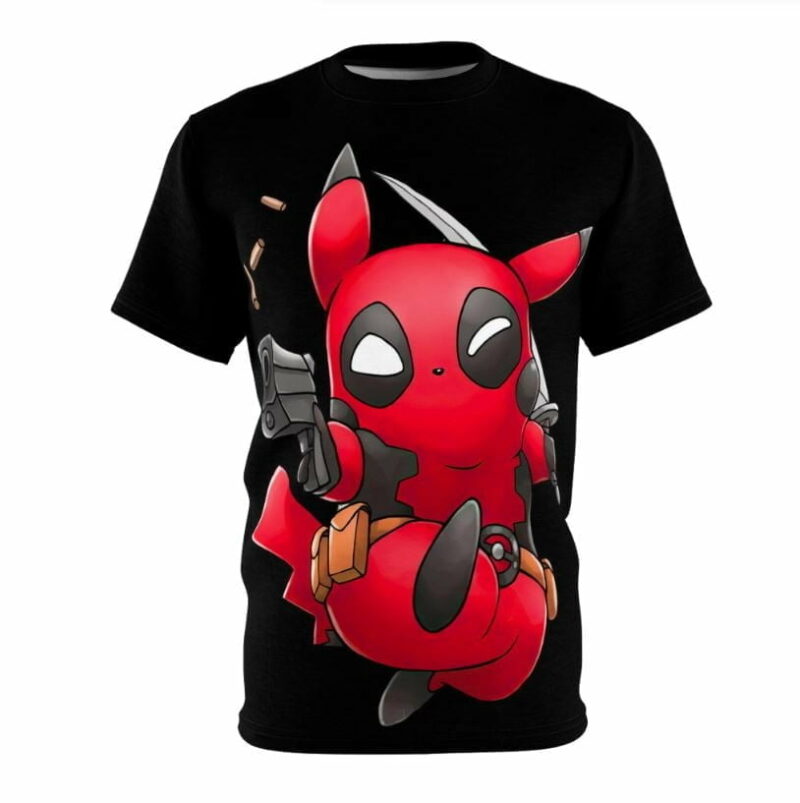 Pikachu x Deadpool Shirt