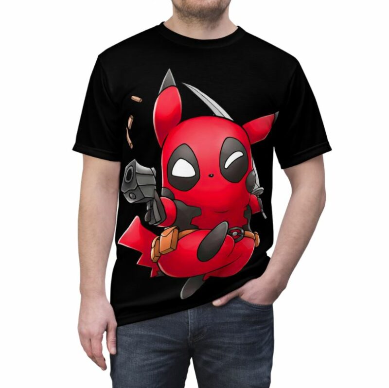 Pikachu x Deadpool Shirt