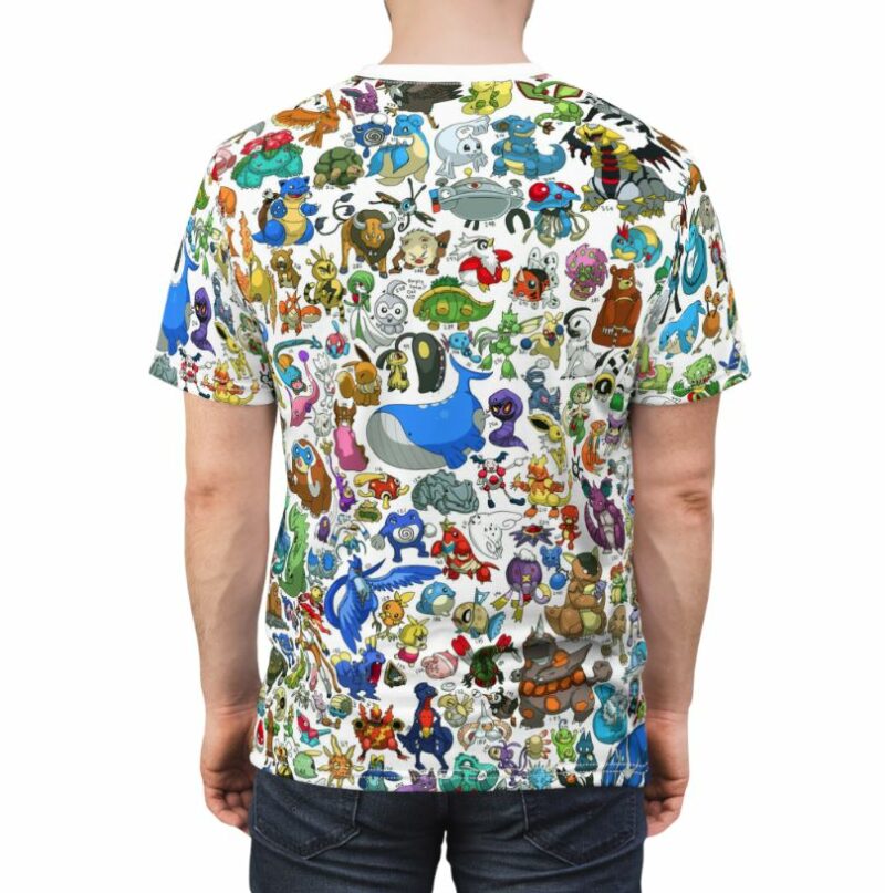 Pocket Monsters Pokemon all over print T-shirt