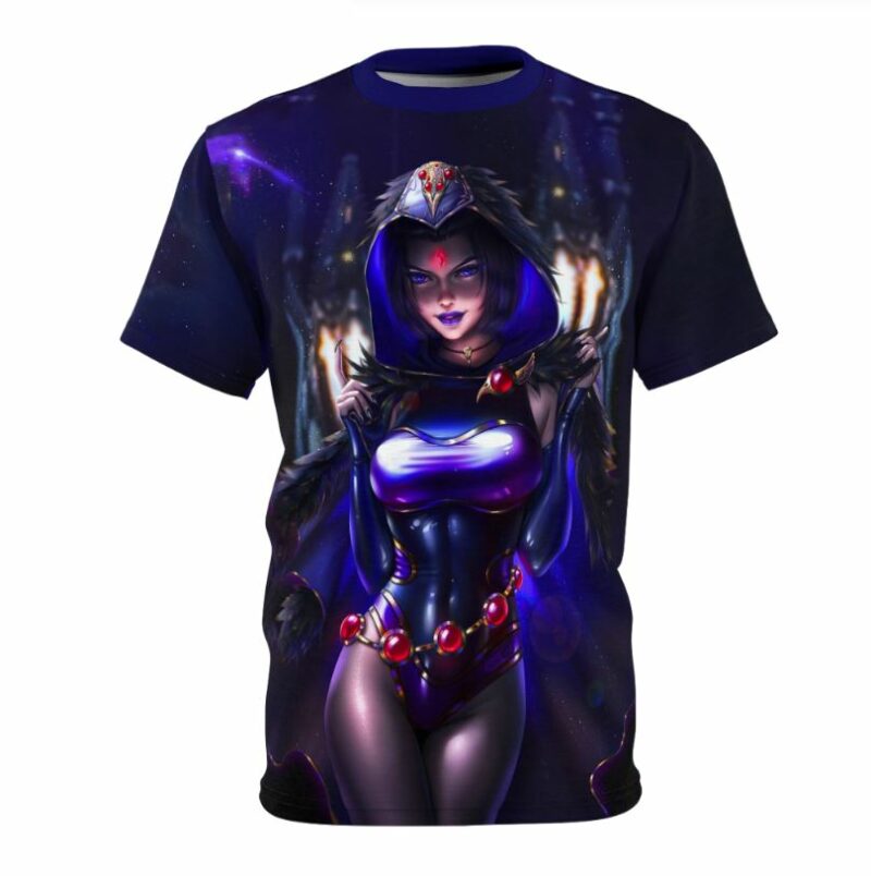 Demonic Raven DC Ahegao all over print T-shirt