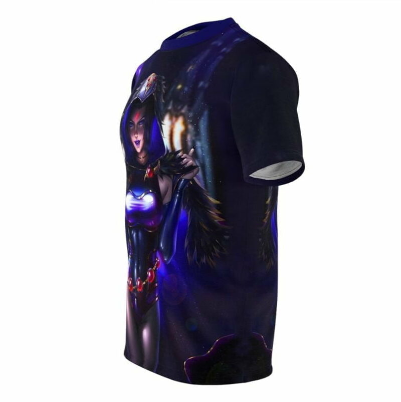 Demonic Raven DC Ahegao all over print T-shirt