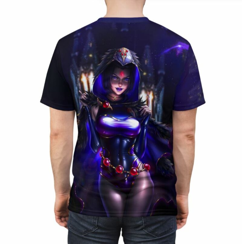 Demonic Raven DC Ahegao all over print T-shirt