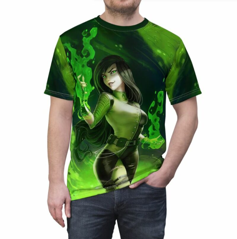 Shego Kim Possible Disney all over print T-shirt