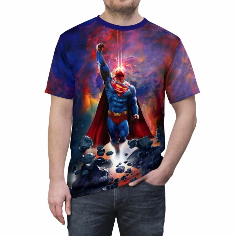 The Steel Man - Superman all over print T-shirt