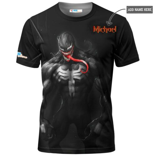 Symbiote Venom Marvel all over print T shirt 1