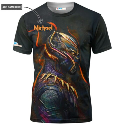 T’Challa Black Panther all over print T shirt (1)