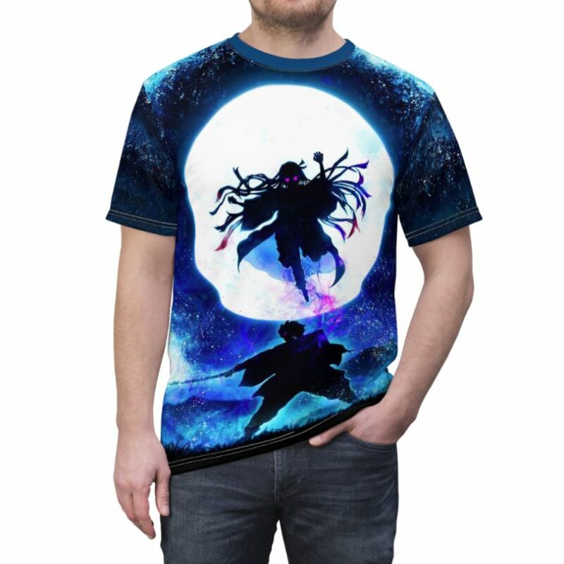 Under The Moonlight Demon Slayer all over print T-shirt