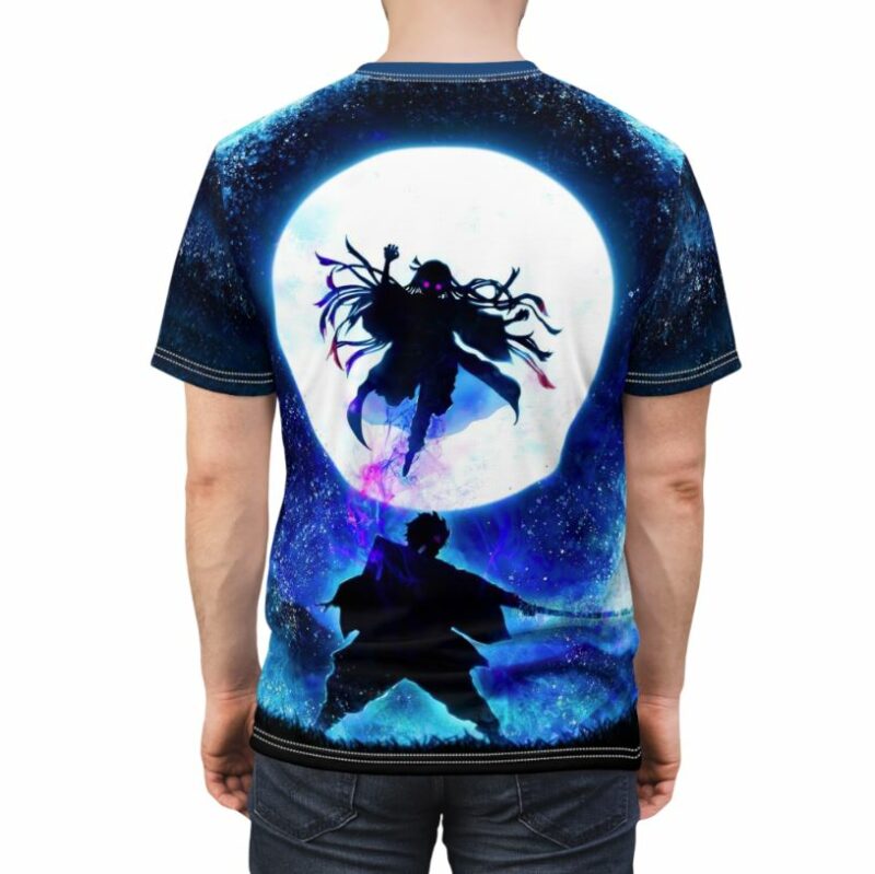 Under The Moonlight Demon Slayer all over print T-shirt