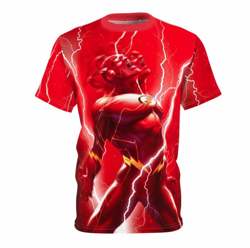 Lightning Hero - Flash all over print T-shirt